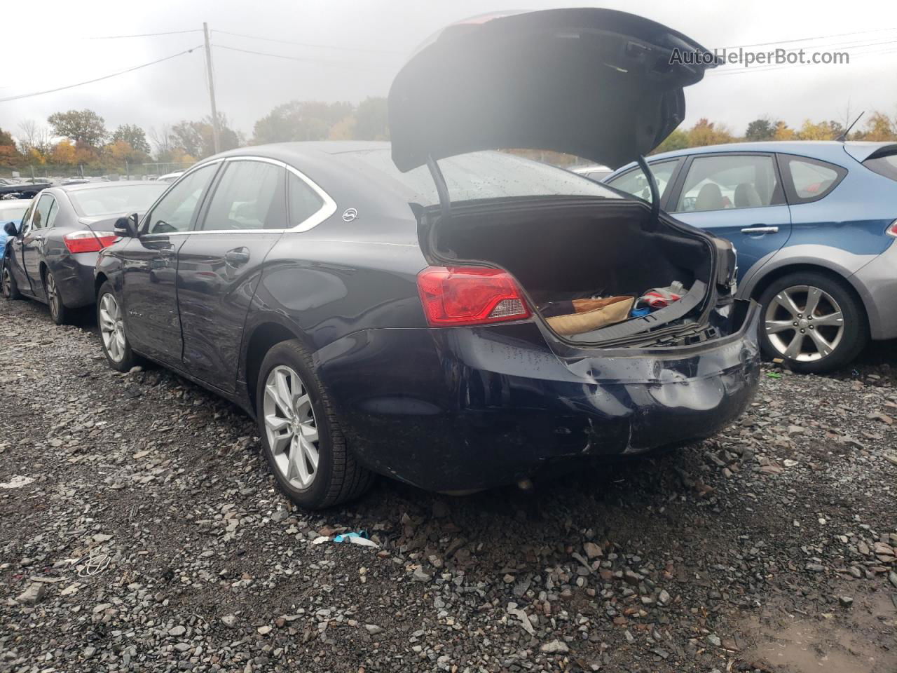 2016 Chevrolet Impala Lt Blue vin: 2G1115S38G9124810