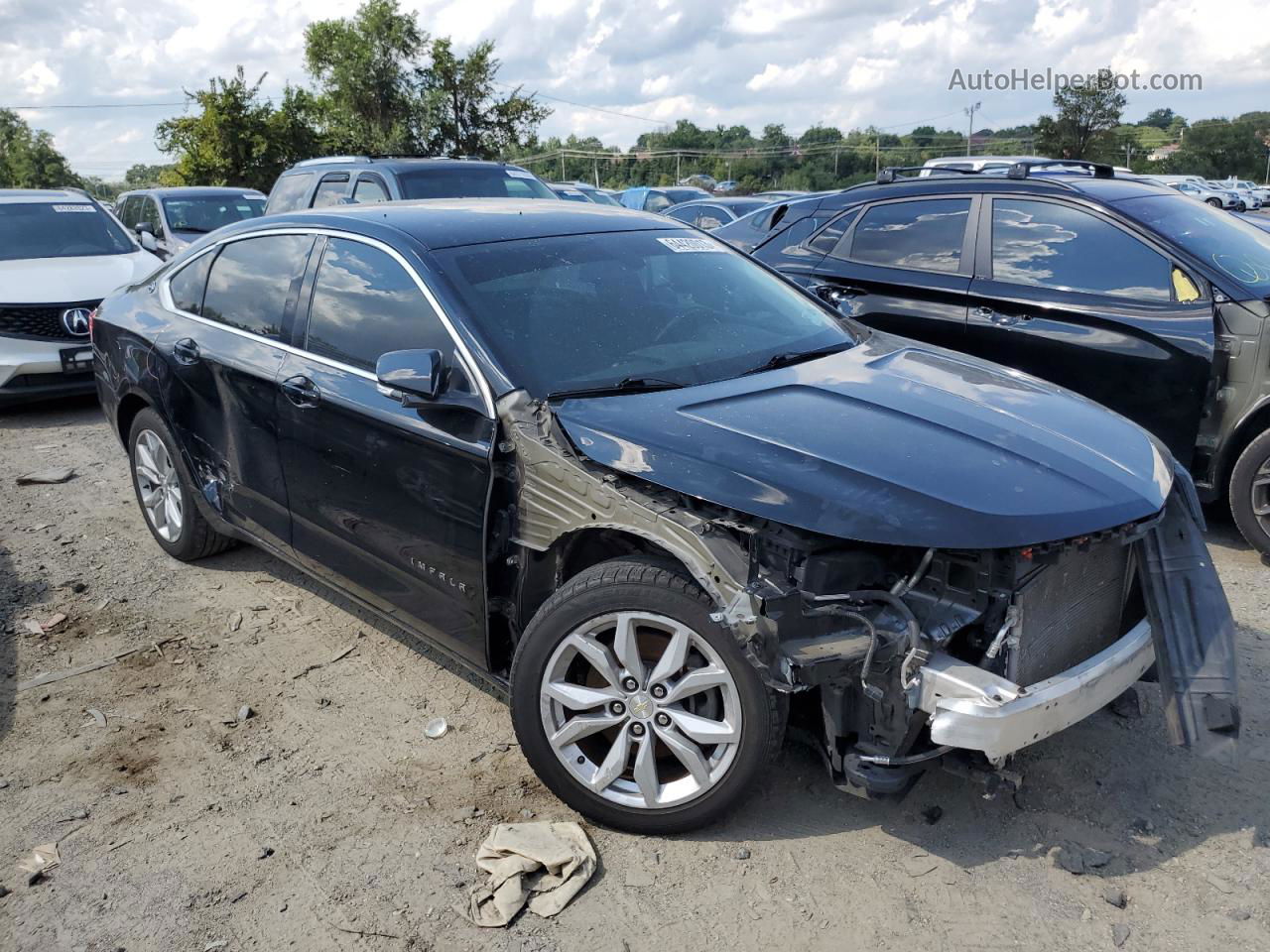 2016 Chevrolet Impala Lt Black vin: 2G1115S38G9125875