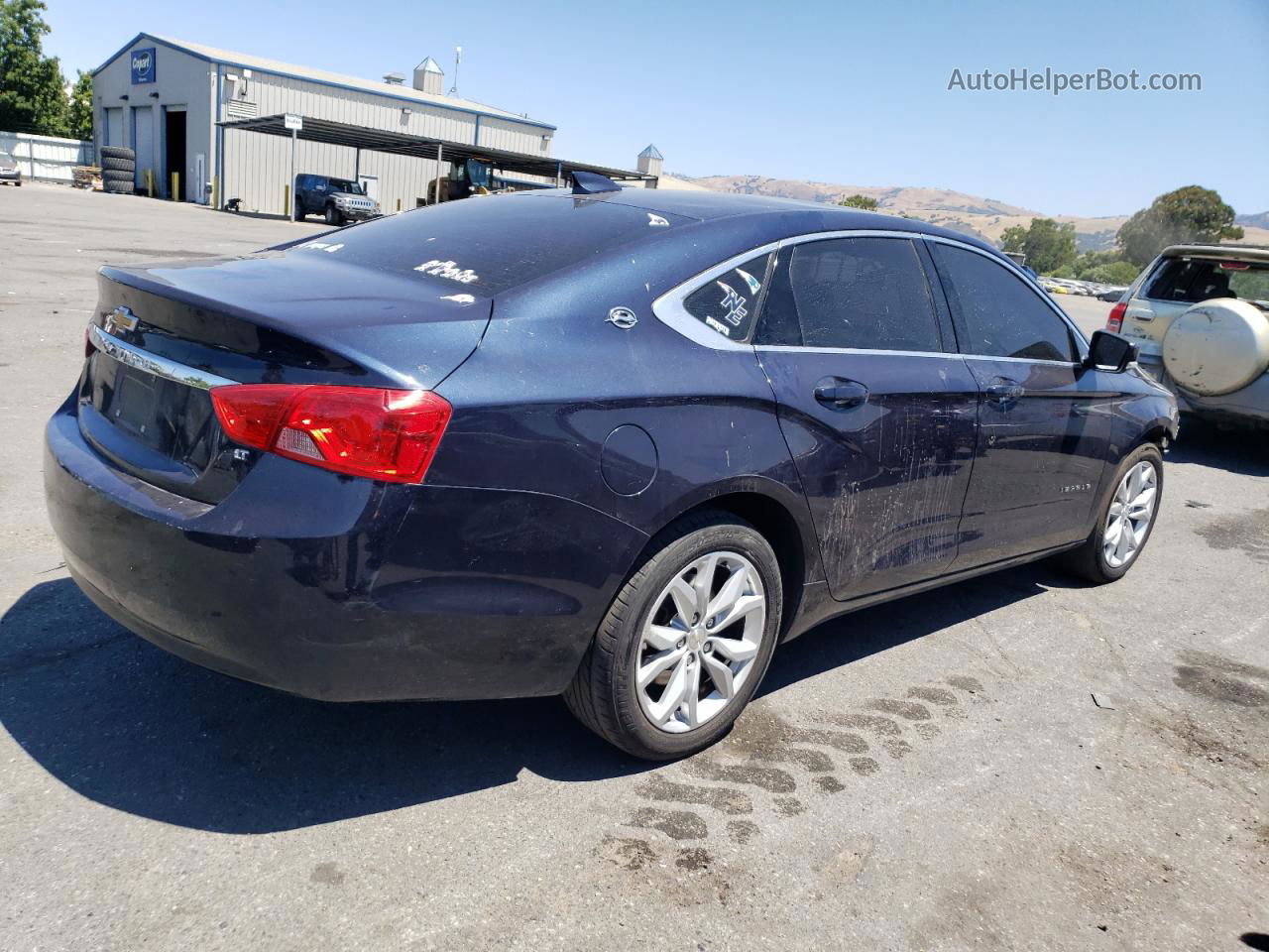 2016 Chevrolet Impala Lt Blue vin: 2G1115S38G9145513