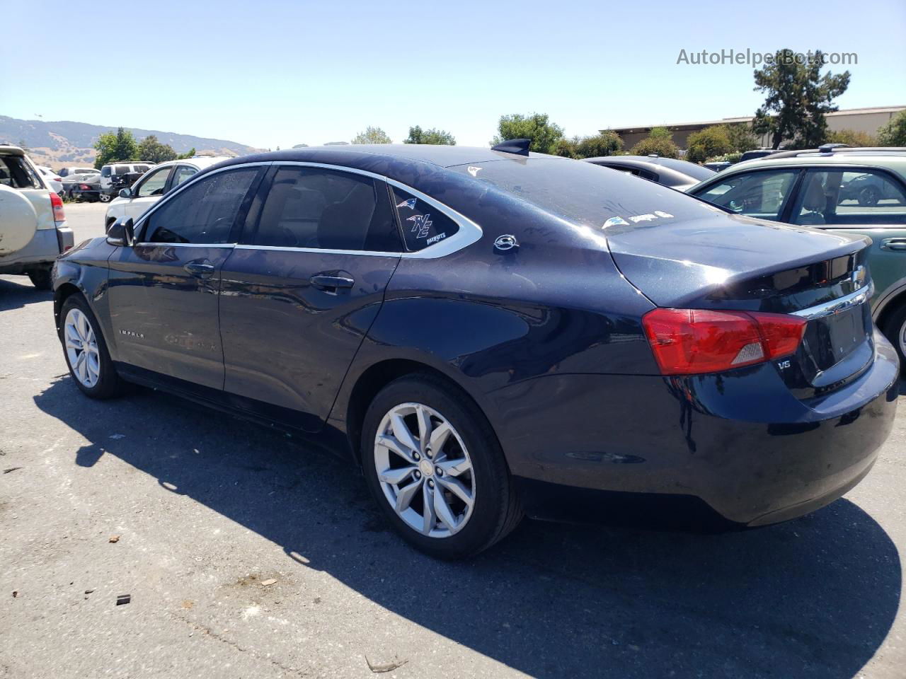 2016 Chevrolet Impala Lt Blue vin: 2G1115S38G9145513