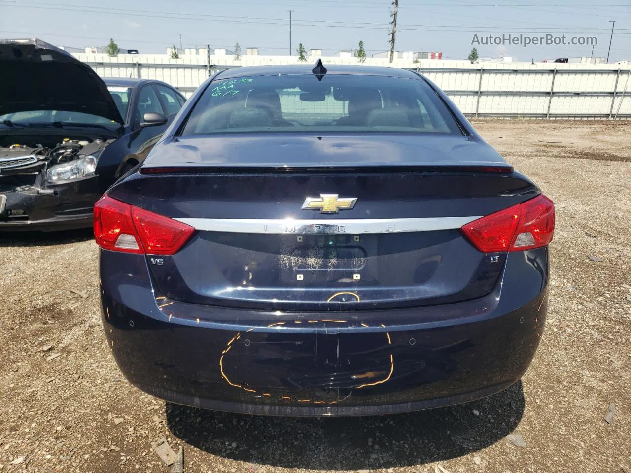 2016 Chevrolet Impala Lt Синий vin: 2G1115S38G9205340