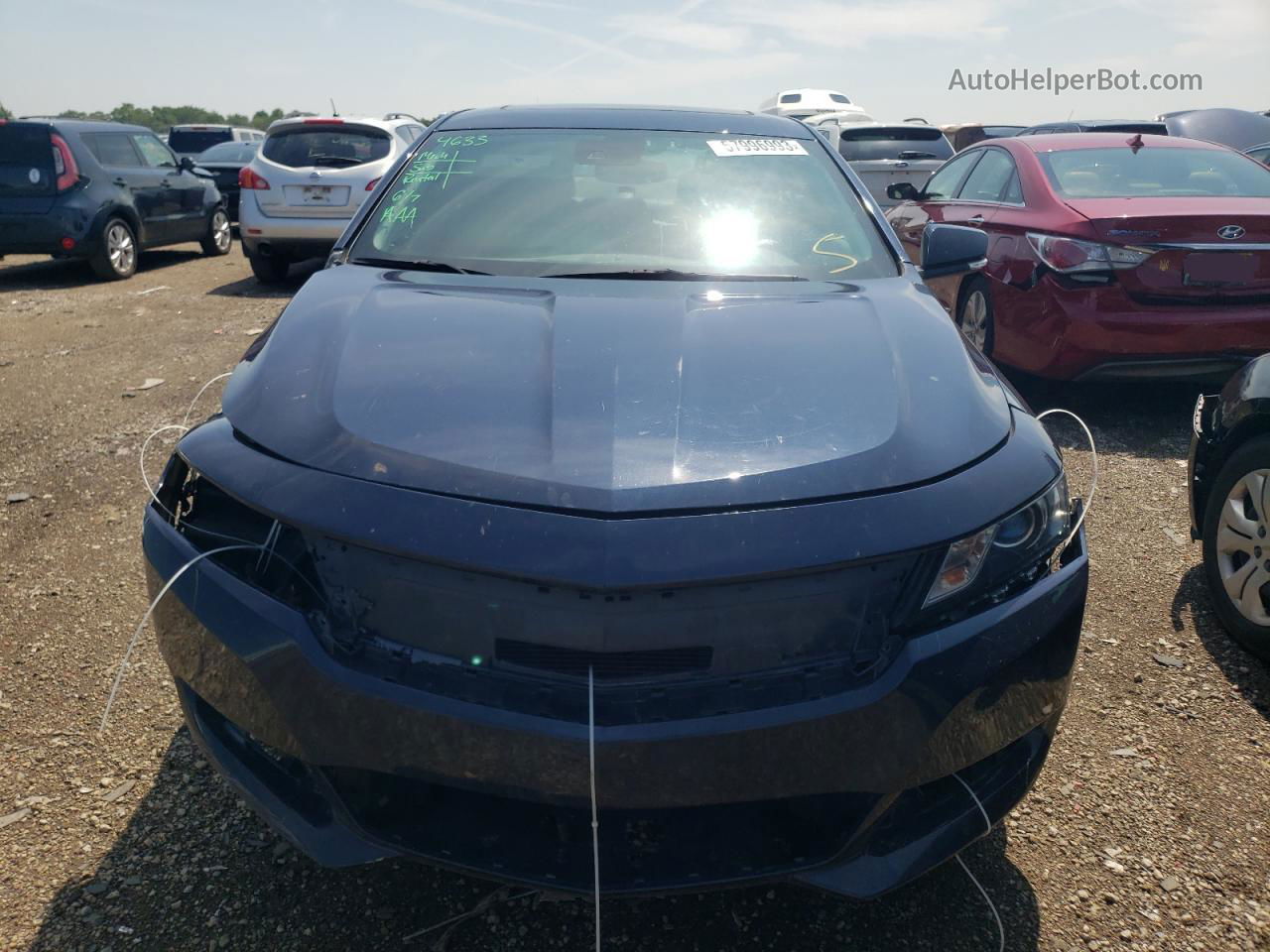 2016 Chevrolet Impala Lt Blue vin: 2G1115S38G9205340