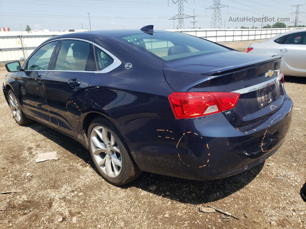 2016 Chevrolet Impala Lt Синий vin: 2G1115S38G9205340