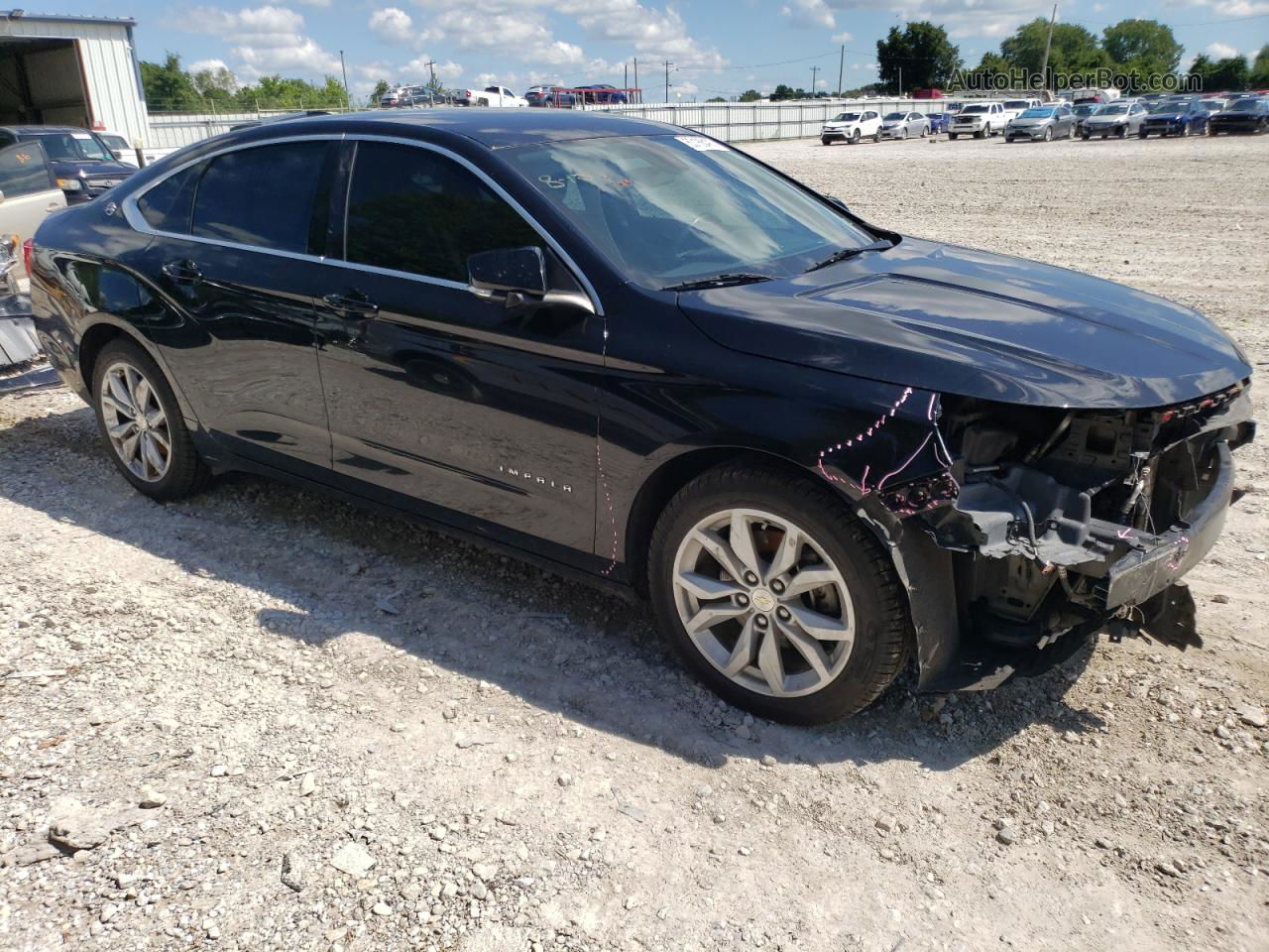 2016 Chevrolet Impala Lt Black vin: 2G1115S39G9128364