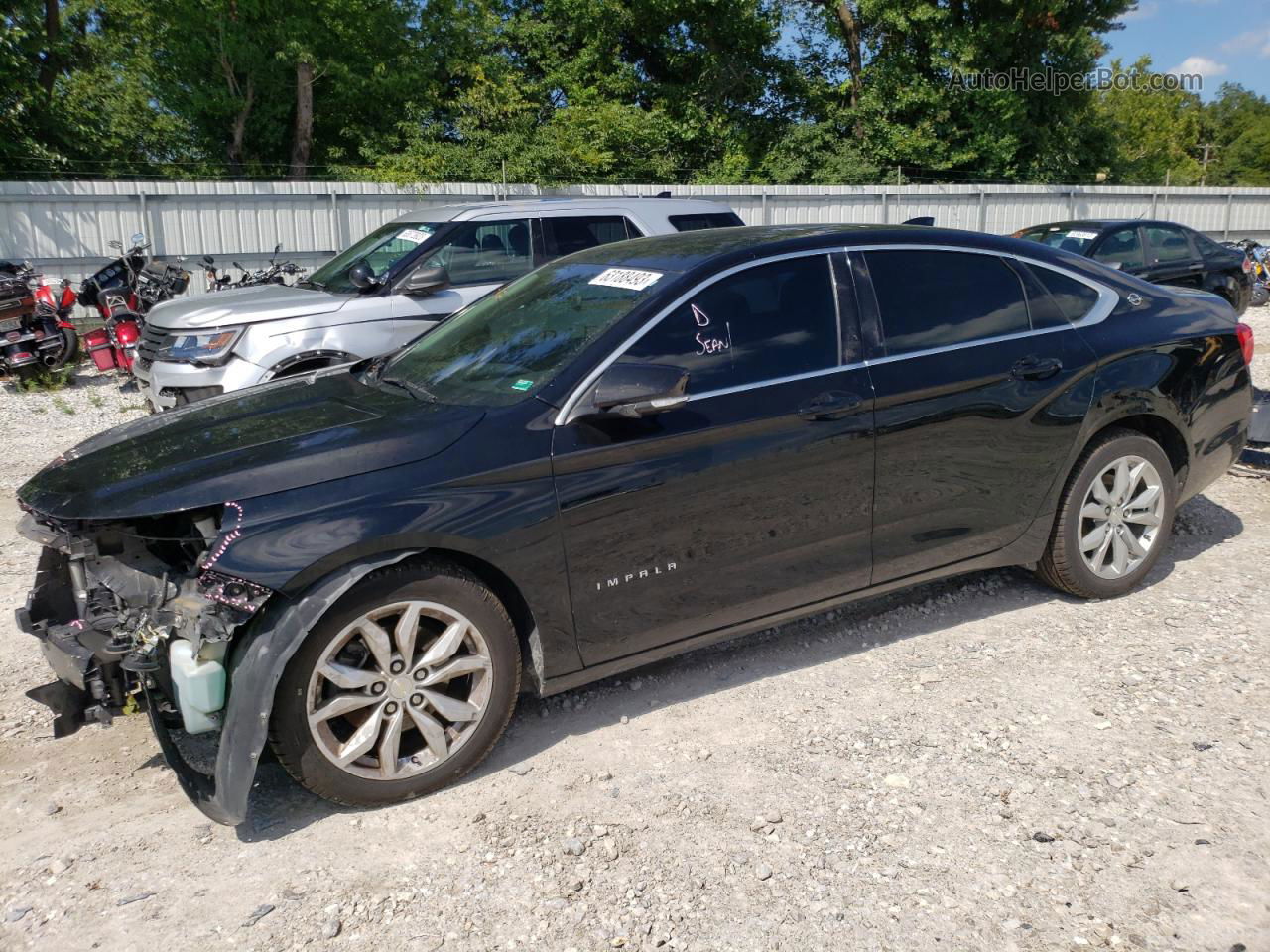 2016 Chevrolet Impala Lt Black vin: 2G1115S39G9128364