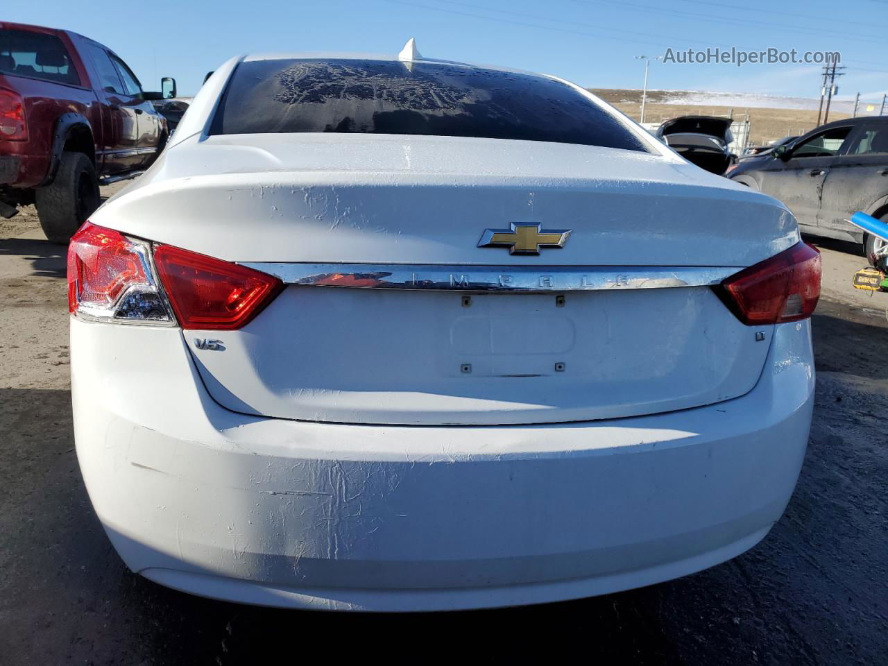 2016 Chevrolet Impala Lt White vin: 2G1115S3XG9147621