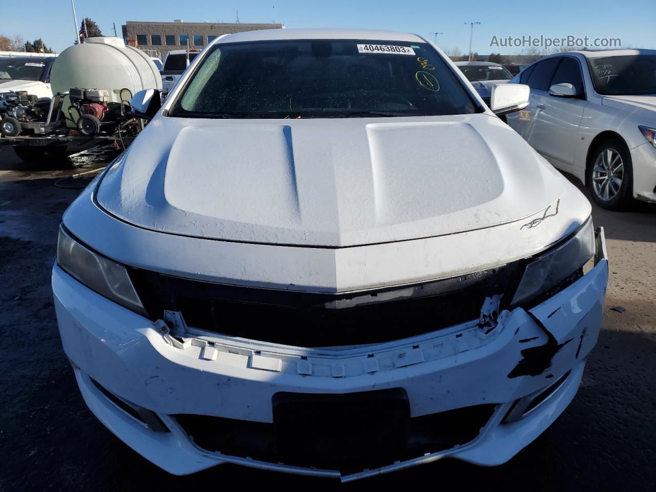 2016 Chevrolet Impala Lt White vin: 2G1115S3XG9147621