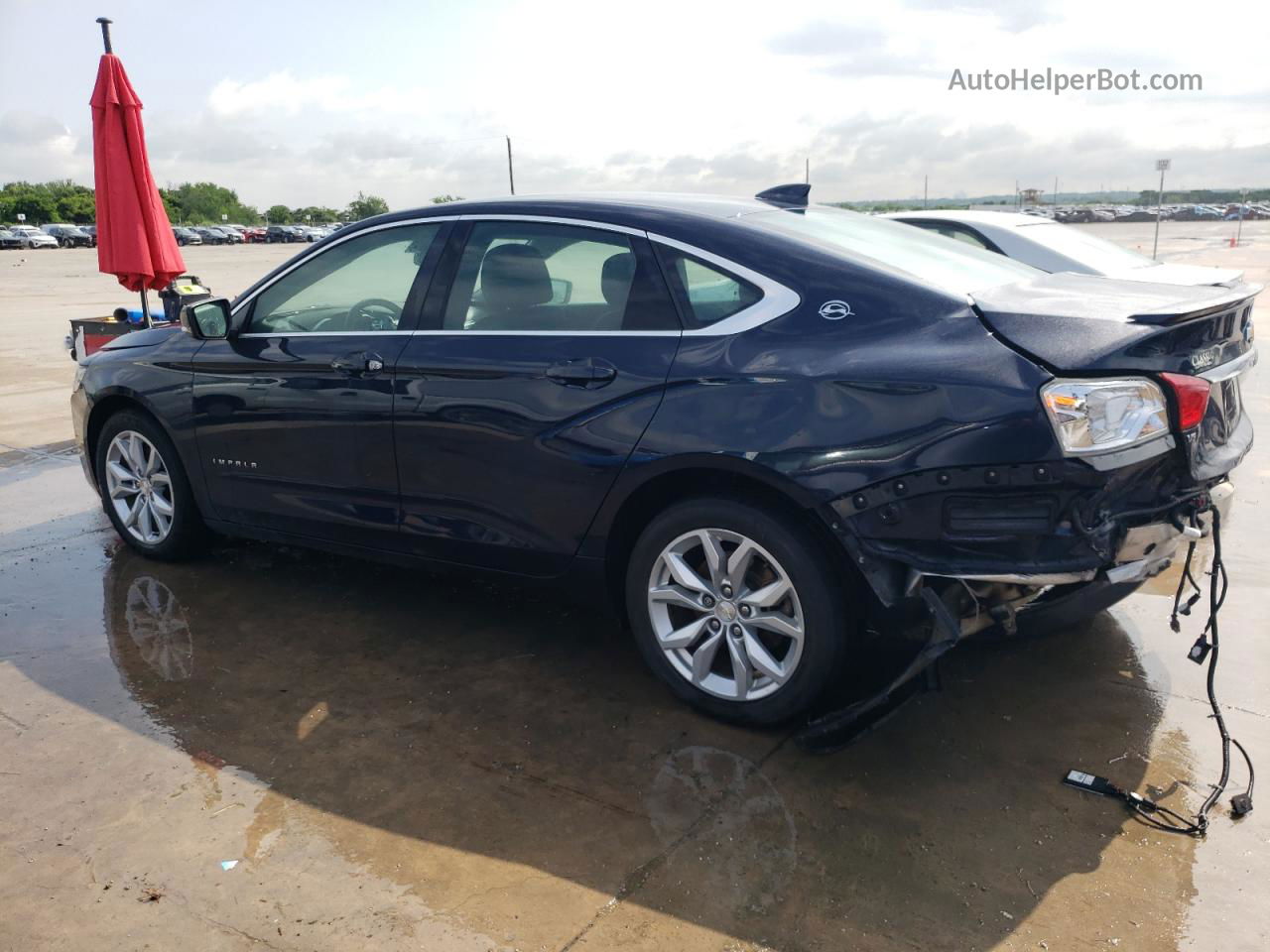 2016 Chevrolet Impala Lt Blue vin: 2G1115S3XG9194390