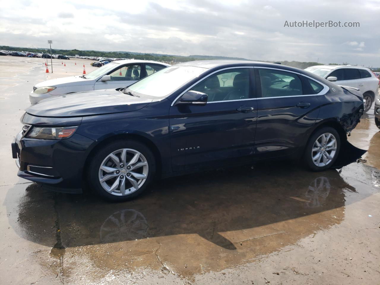 2016 Chevrolet Impala Lt Blue vin: 2G1115S3XG9194390