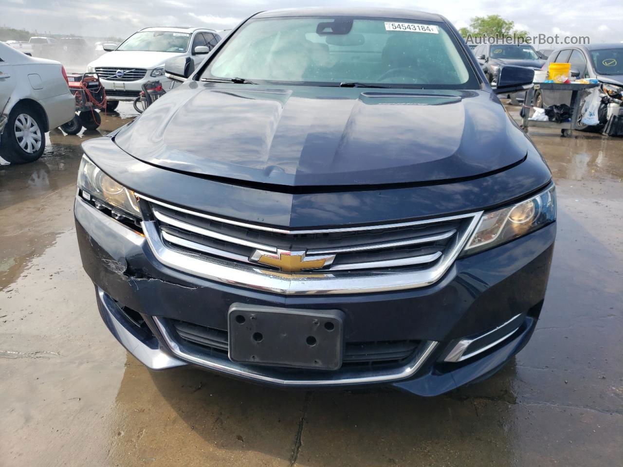 2016 Chevrolet Impala Lt Blue vin: 2G1115S3XG9194390