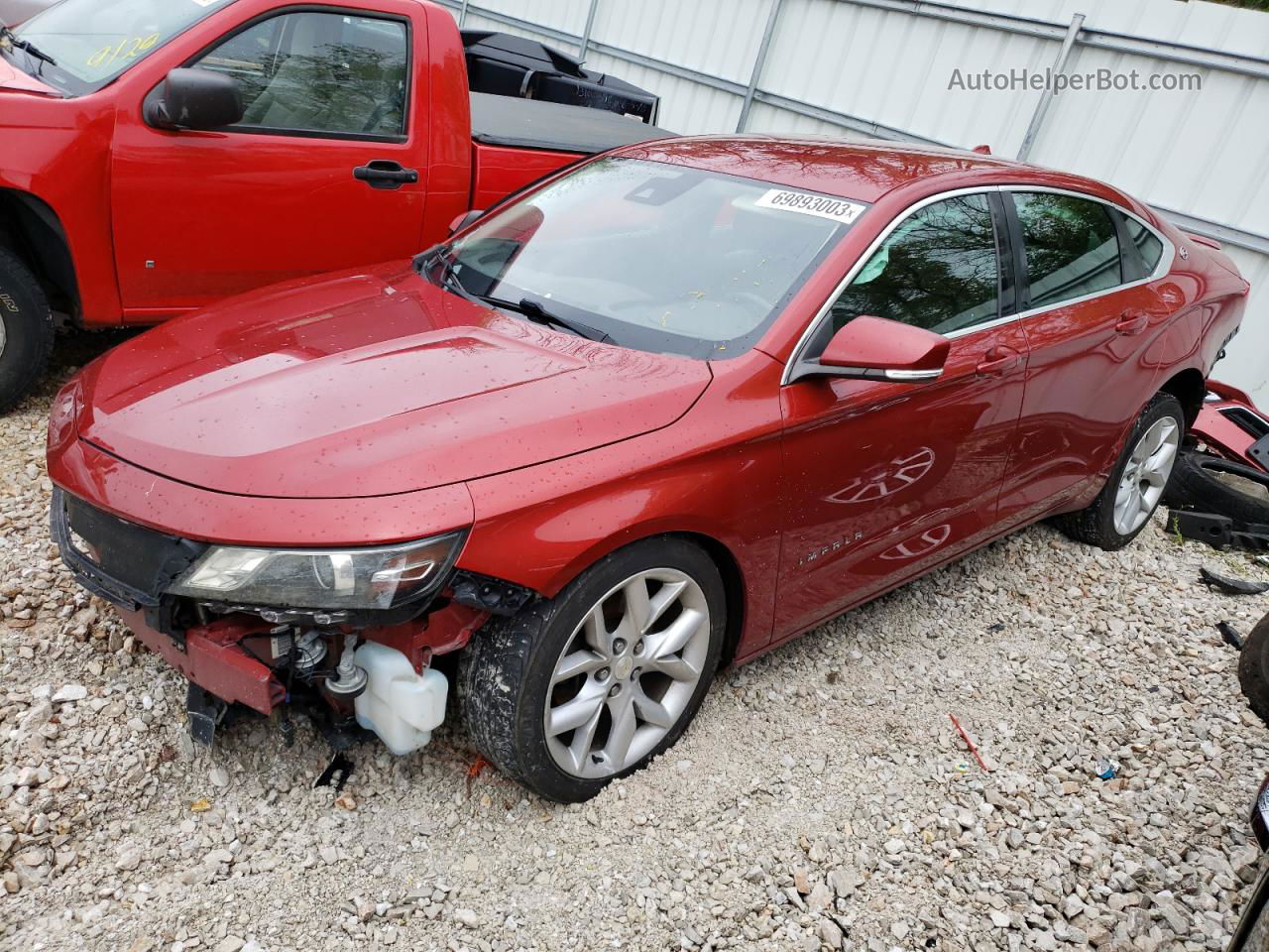 2014 Chevrolet Impala Lt Red vin: 2G1115SL0E9150816