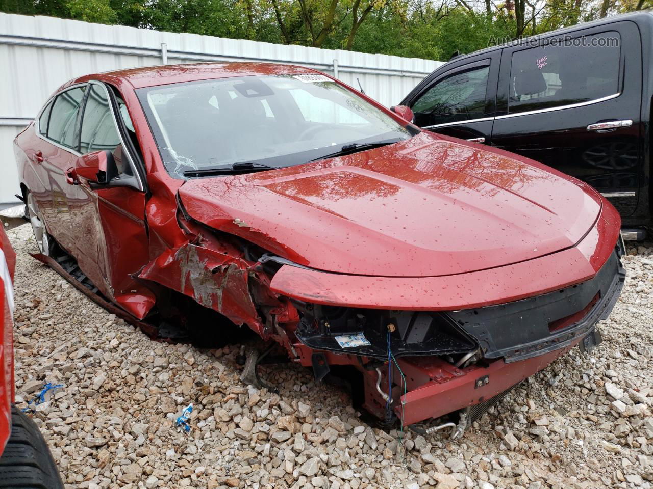 2014 Chevrolet Impala Lt Red vin: 2G1115SL0E9150816