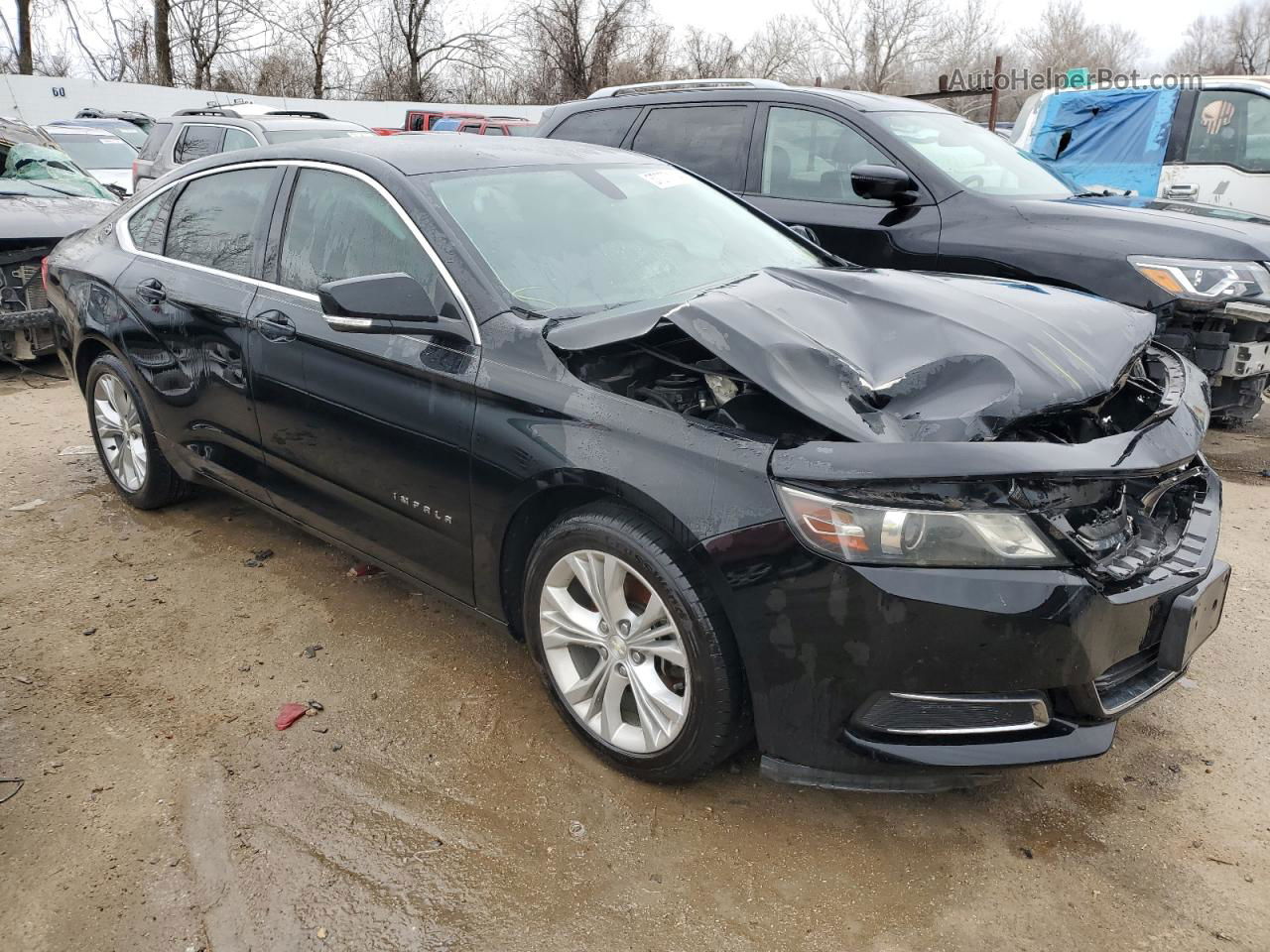 2014 Chevrolet Impala Lt Black vin: 2G1115SL1E9200798