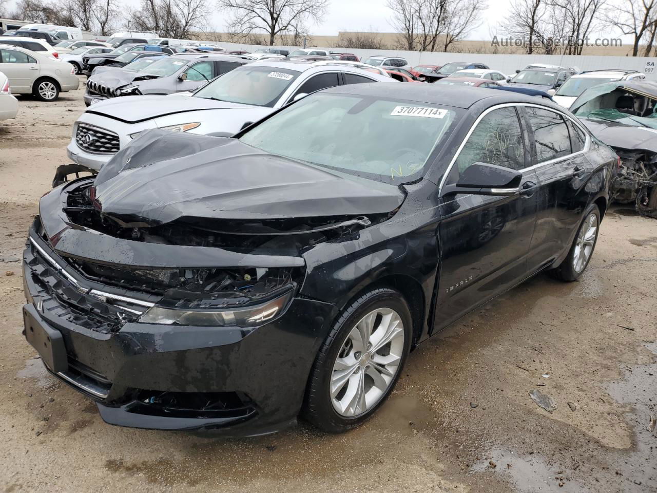 2014 Chevrolet Impala Lt Black vin: 2G1115SL1E9200798