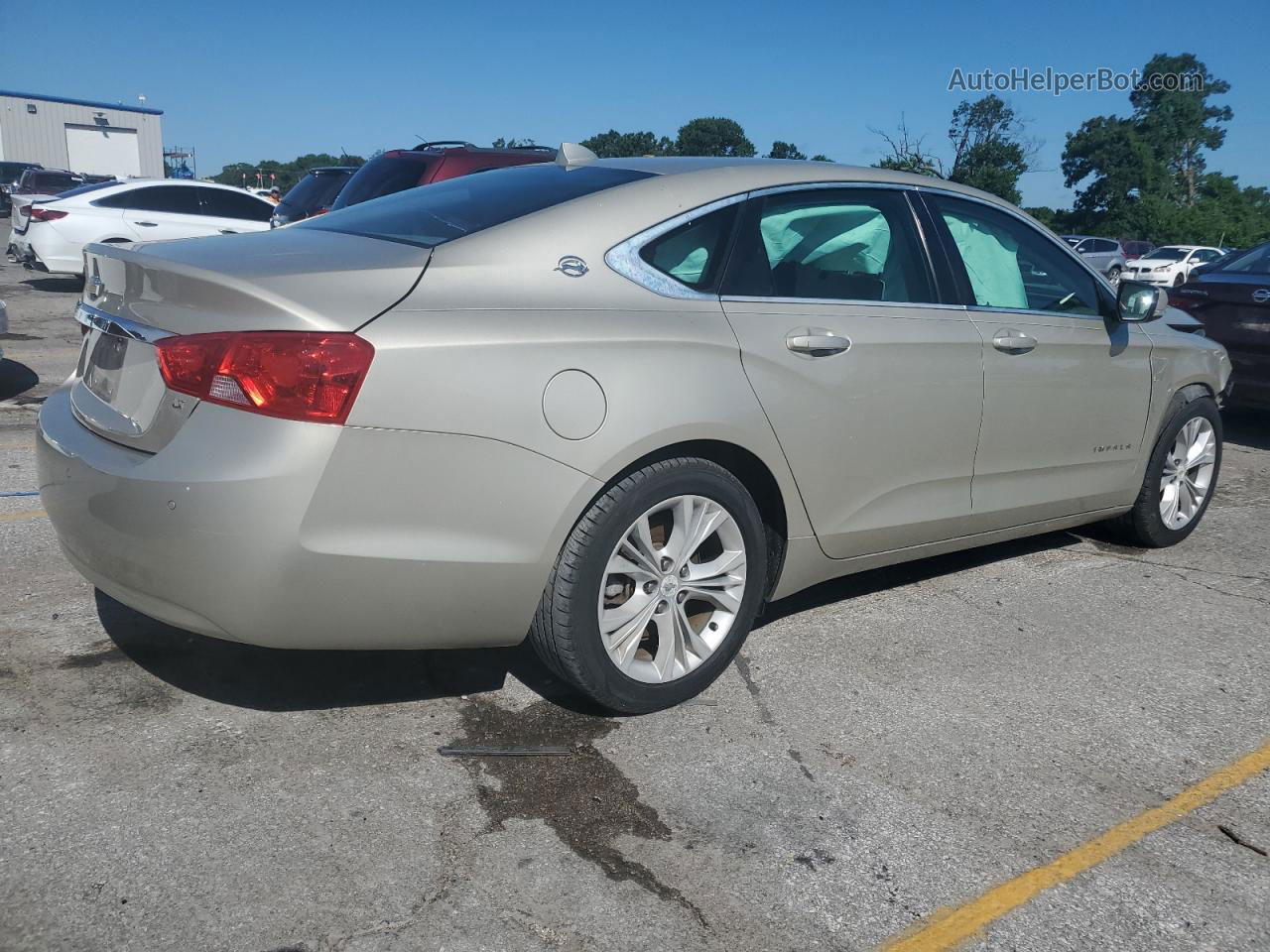 2014 Chevrolet Impala Lt Gold vin: 2G1115SL3E9124629