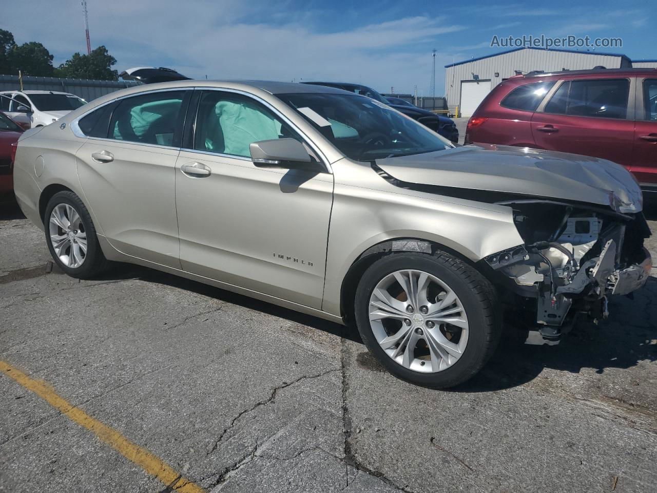 2014 Chevrolet Impala Lt Gold vin: 2G1115SL3E9124629