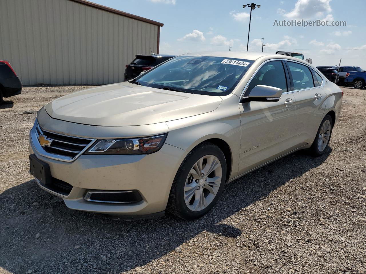 2014 Chevrolet Impala Lt Beige vin: 2G1115SL4E9219670