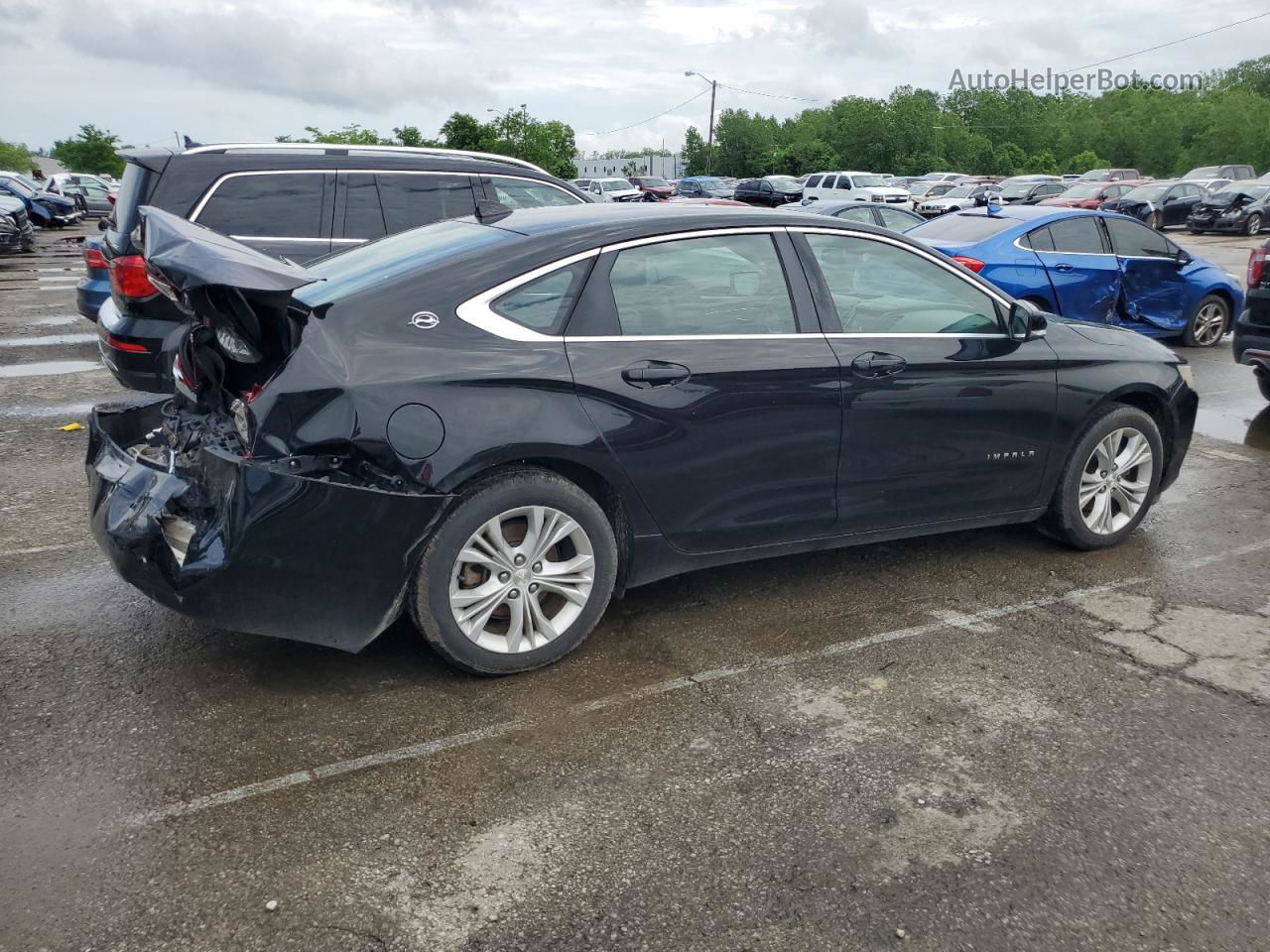 2014 Chevrolet Impala Lt Black vin: 2G1115SL5E9208385