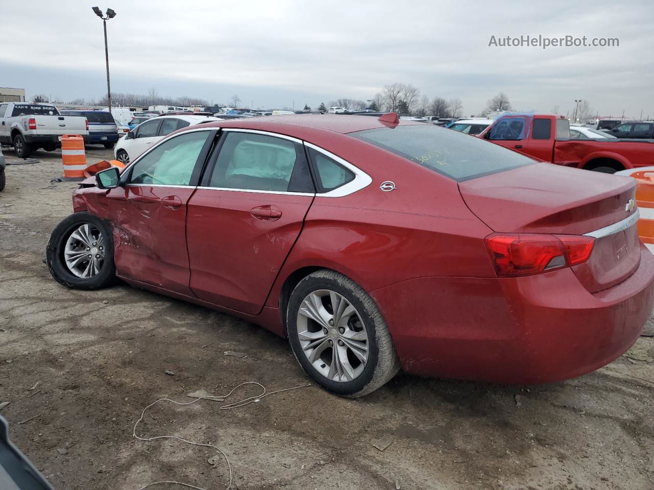 2014 Chevrolet Impala Lt Красный vin: 2G1115SL5E9302377