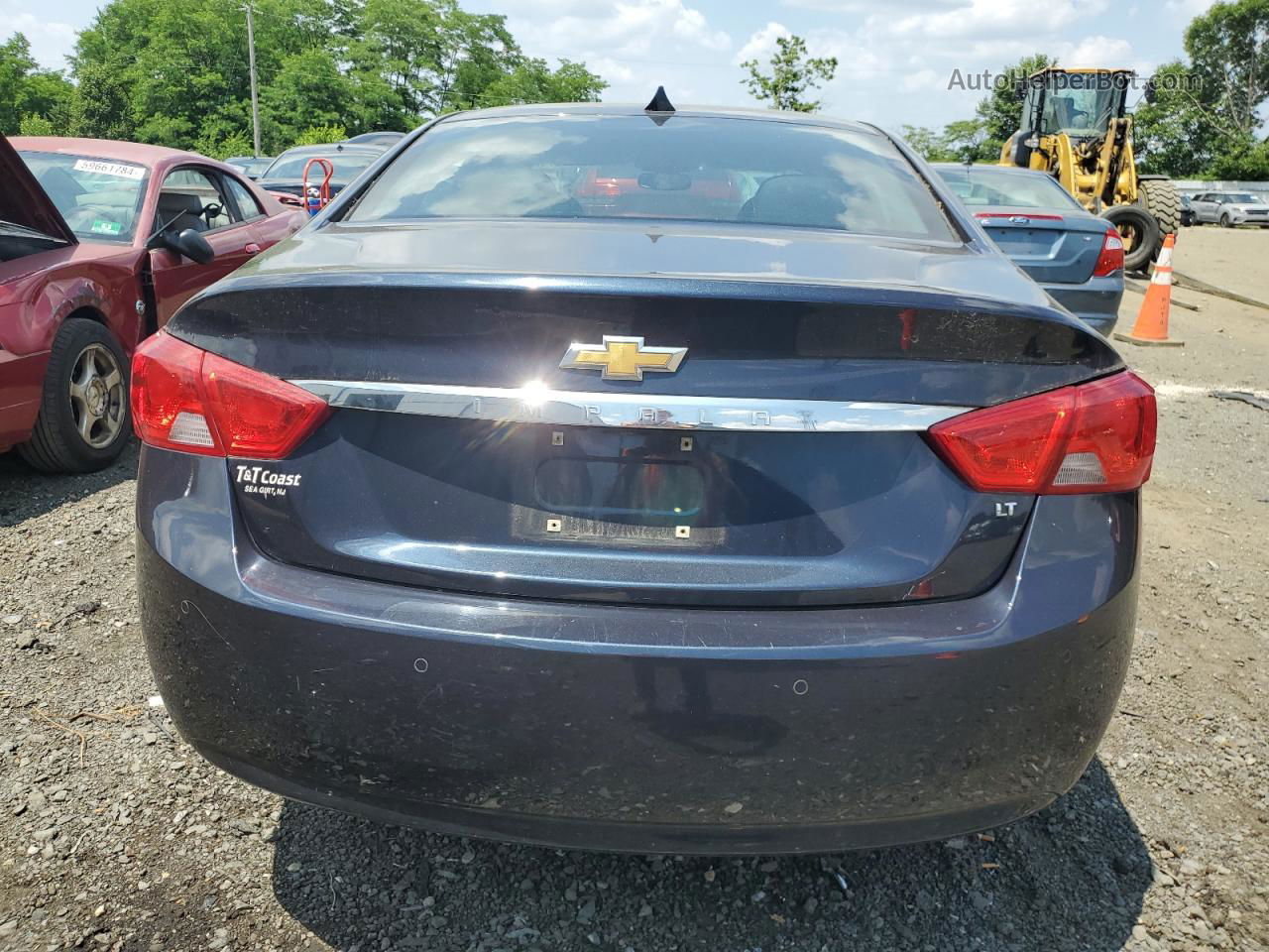 2014 Chevrolet Impala Lt Blue vin: 2G1115SL7E9111883