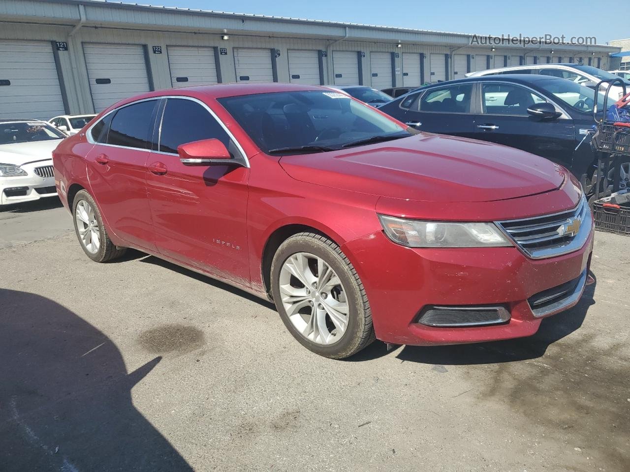 2014 Chevrolet Impala Lt Red vin: 2G1115SL7E9264201