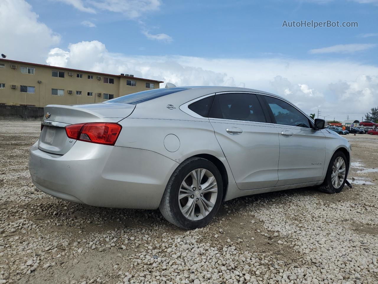 2014 Chevrolet Impala Lt Silver vin: 2G1115SL8E9223978