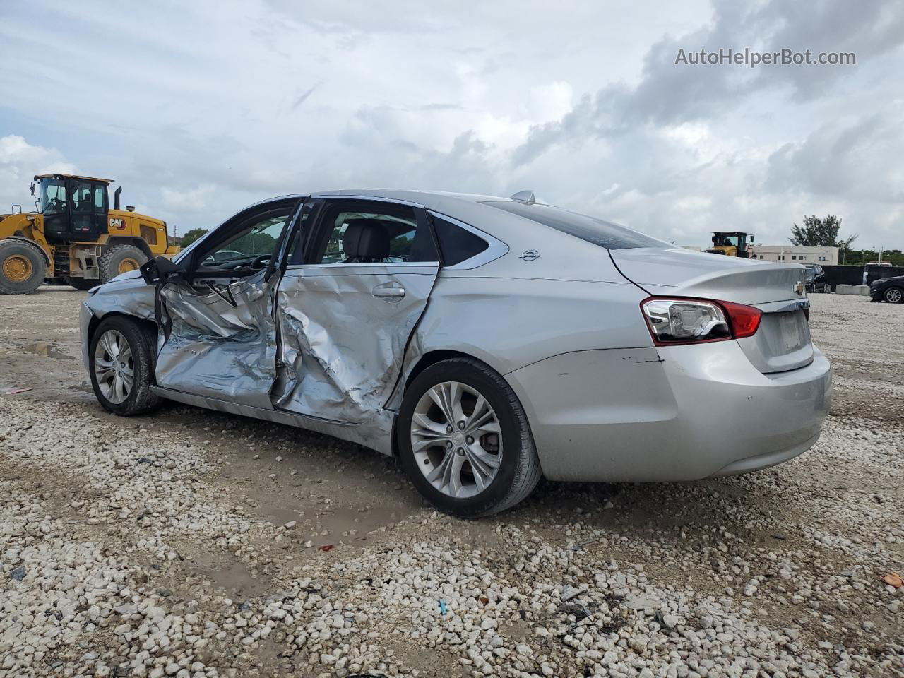 2014 Chevrolet Impala Lt Silver vin: 2G1115SL8E9223978