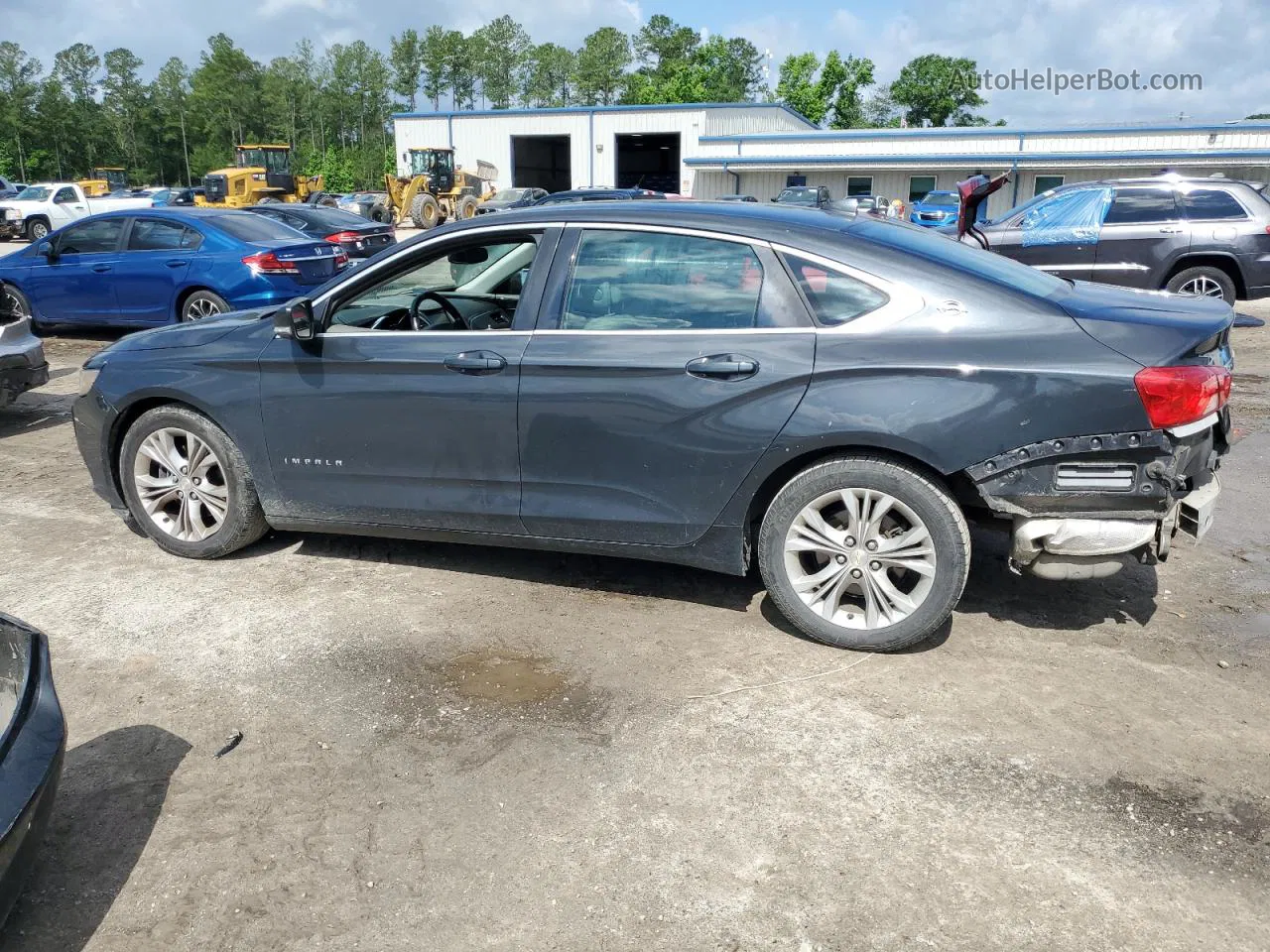 2014 Chevrolet Impala Lt Gray vin: 2G1115SL9E9239574