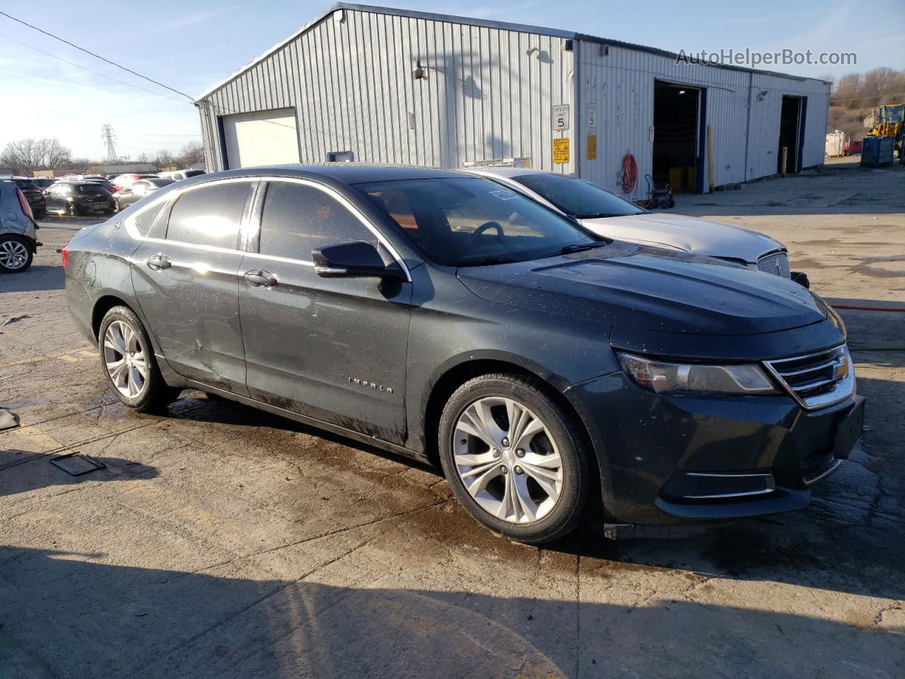 2014 Chevrolet Impala Lt Gray vin: 2G1115SL9E9254267