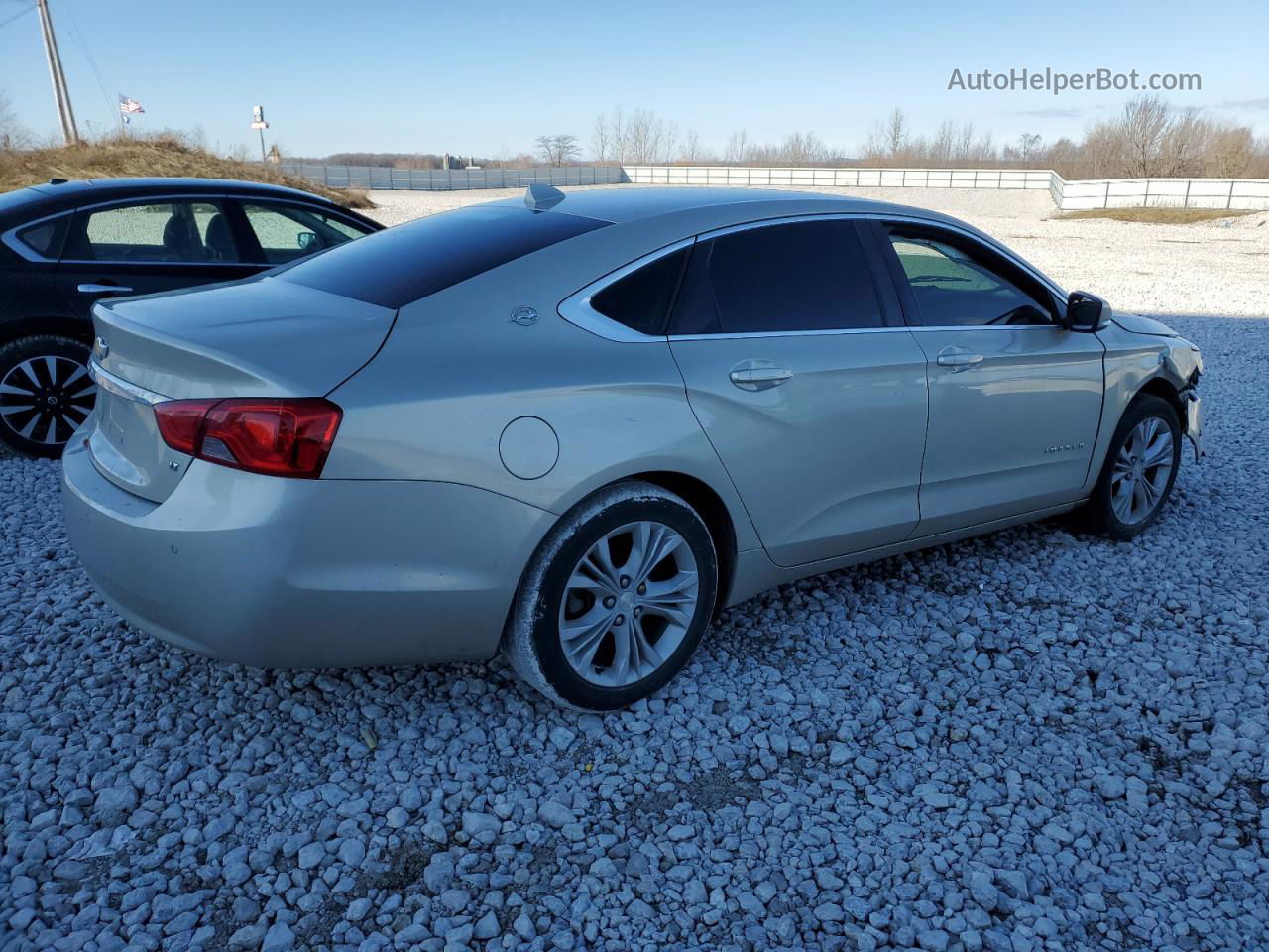 2014 Chevrolet Impala Lt Beige vin: 2G1115SLXE9211380