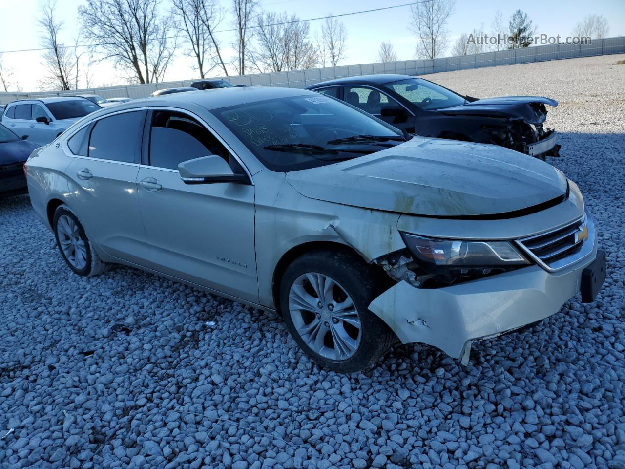 2014 Chevrolet Impala Lt Beige vin: 2G1115SLXE9211380