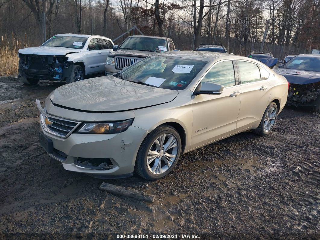 2014 Chevrolet Impala 1lt Золотой vin: 2G1115SLXE9227210