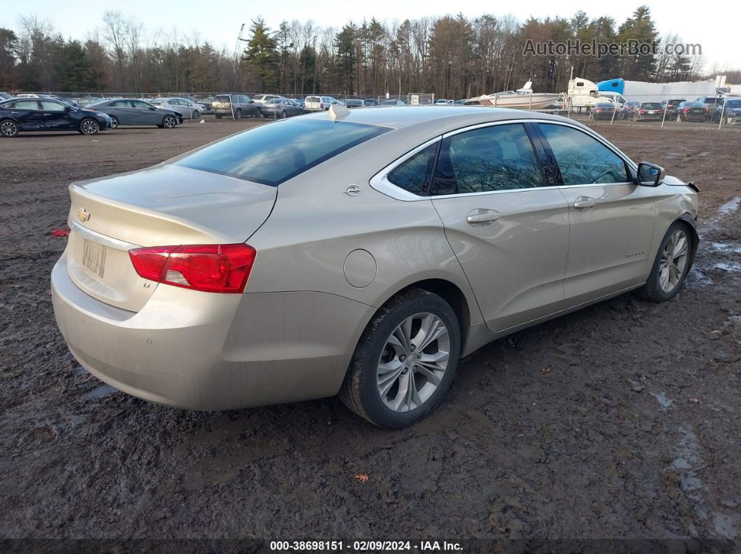 2014 Chevrolet Impala 1lt Gold vin: 2G1115SLXE9227210