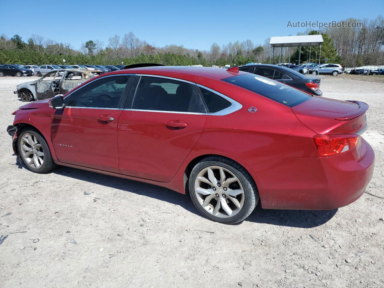 2014 Chevrolet Impala Lt Red vin: 2G1125S30E9104786