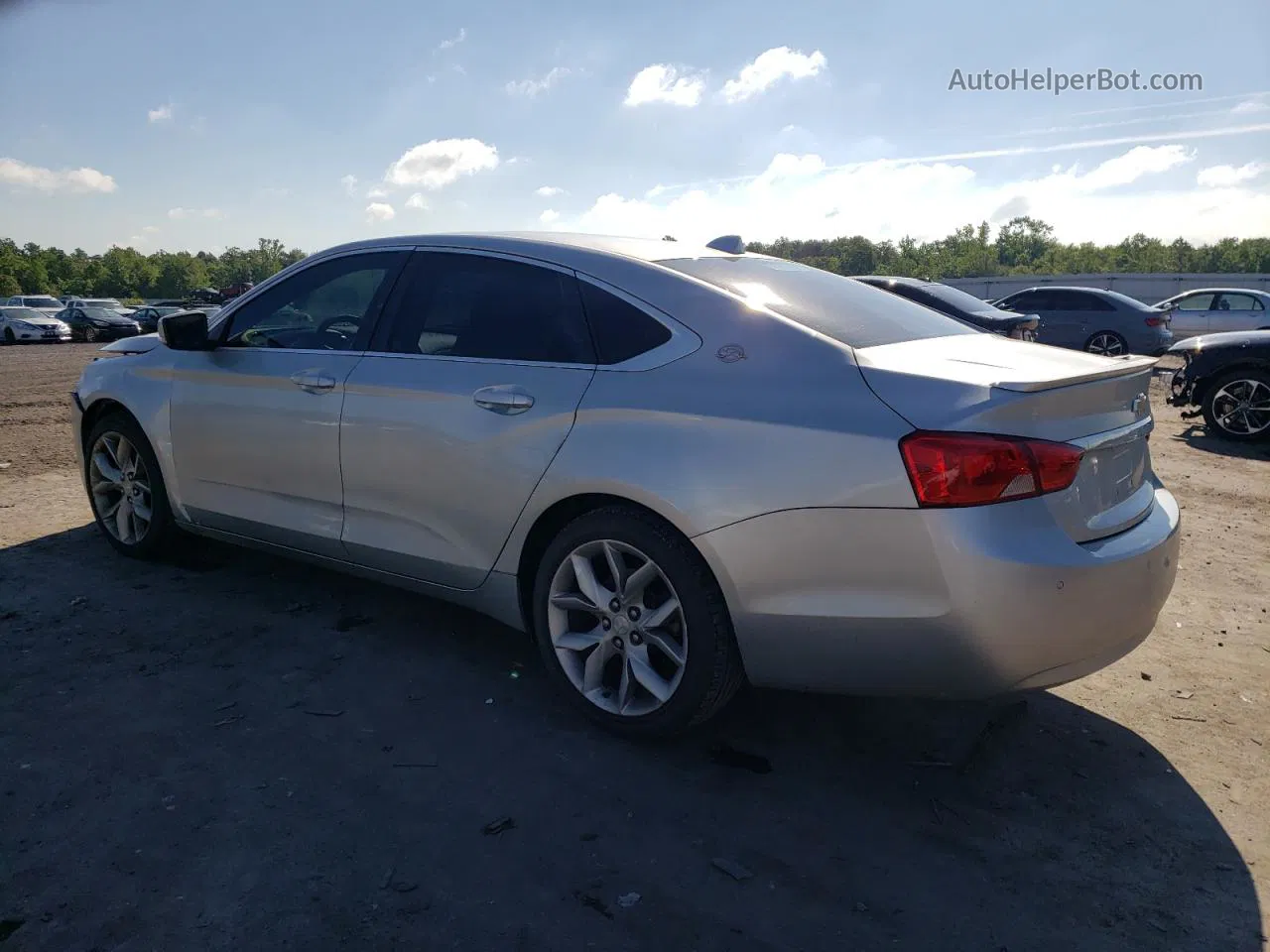 2014 Chevrolet Impala Lt Silver vin: 2G1125S30E9107414