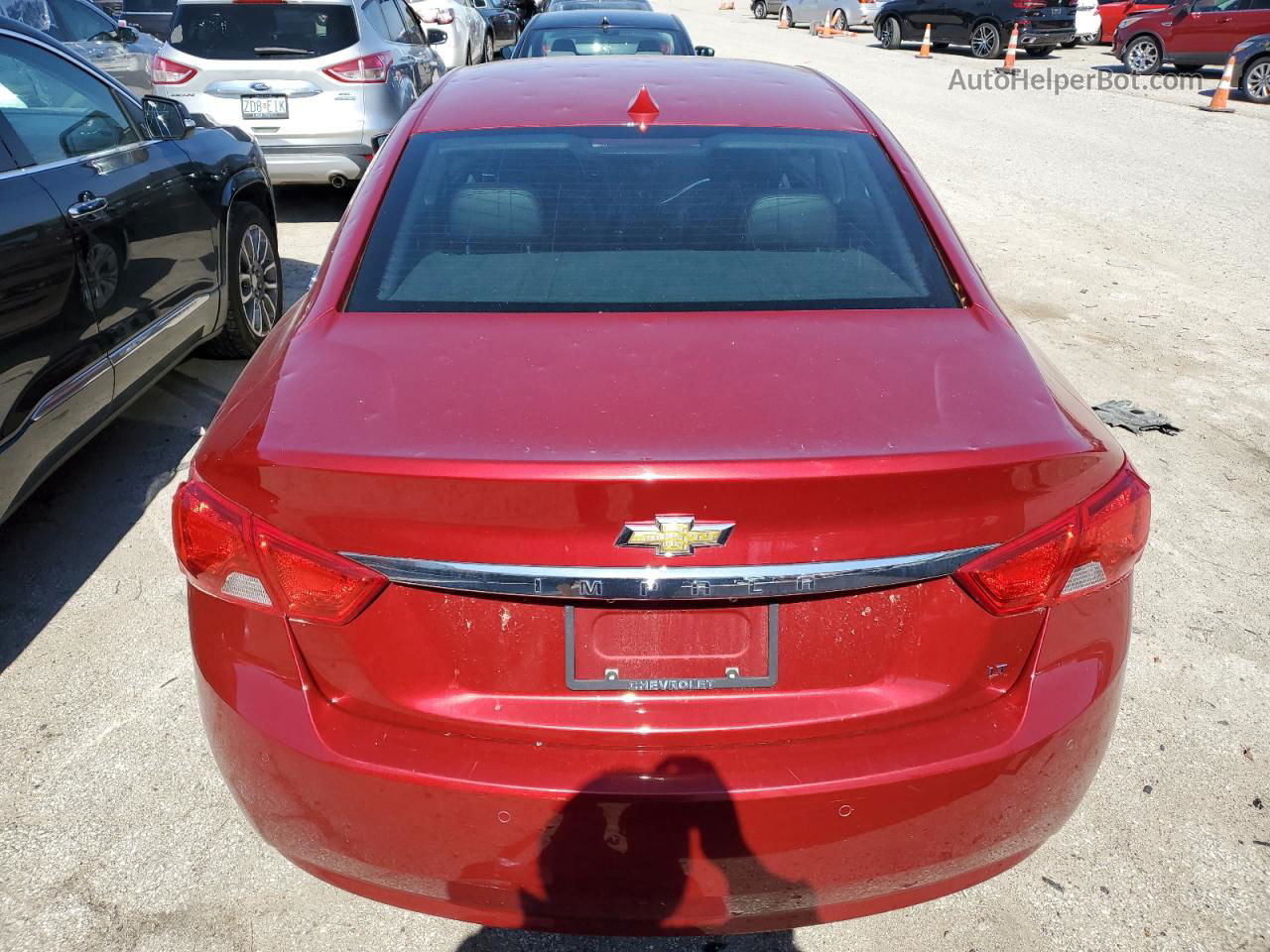 2014 Chevrolet Impala Lt Red vin: 2G1125S30E9193582