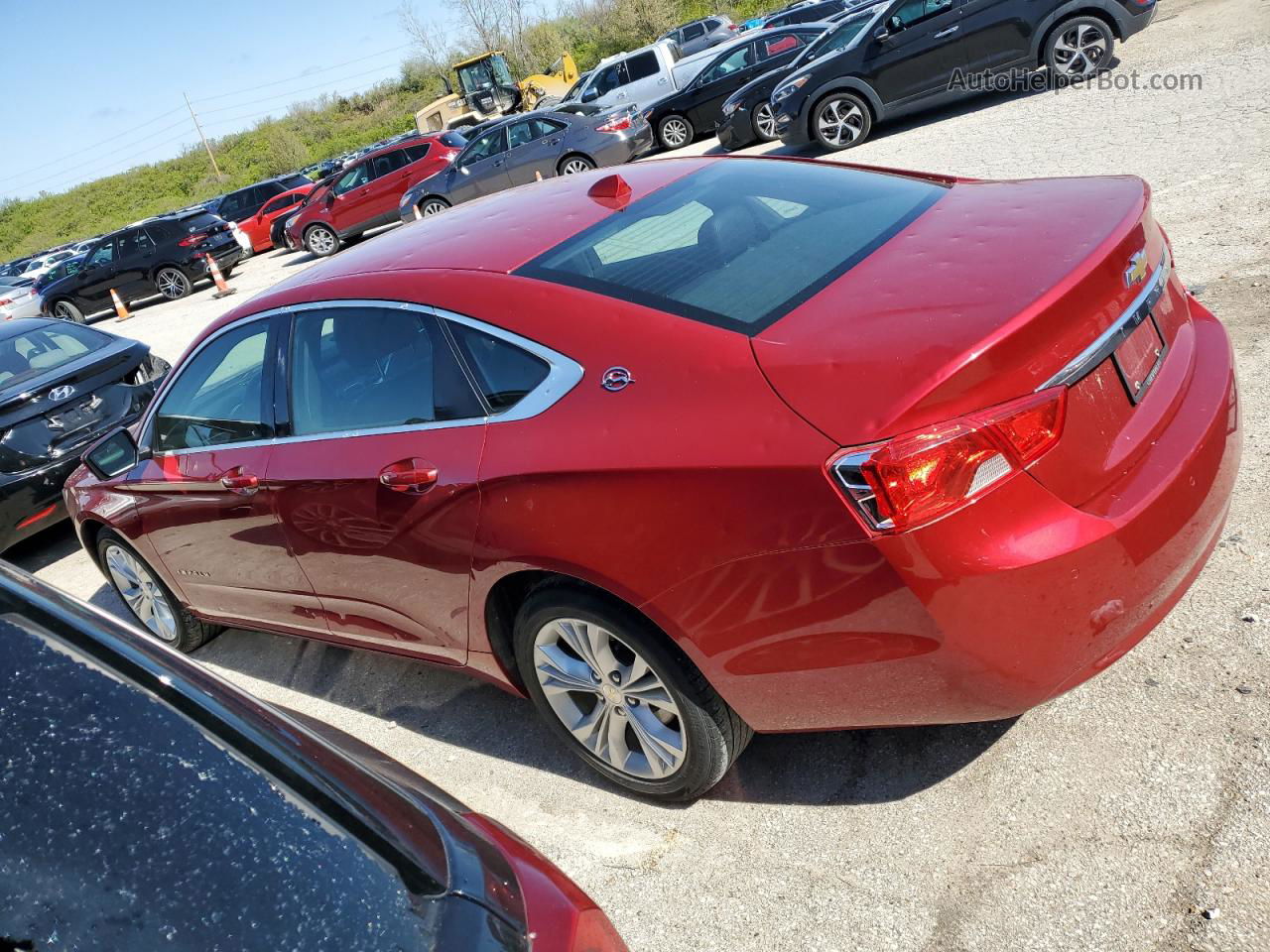 2014 Chevrolet Impala Lt Red vin: 2G1125S30E9193582