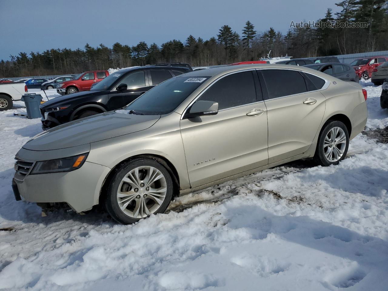 2014 Chevrolet Impala Lt Gold vin: 2G1125S30E9309041