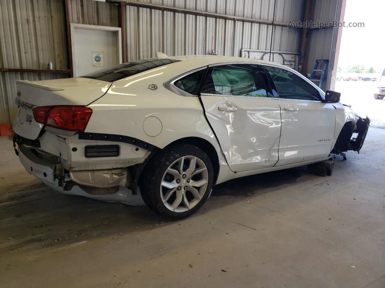 2014 Chevrolet Impala Lt White vin: 2G1125S31E9136789