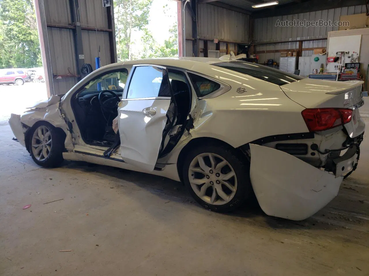 2014 Chevrolet Impala Lt White vin: 2G1125S31E9136789