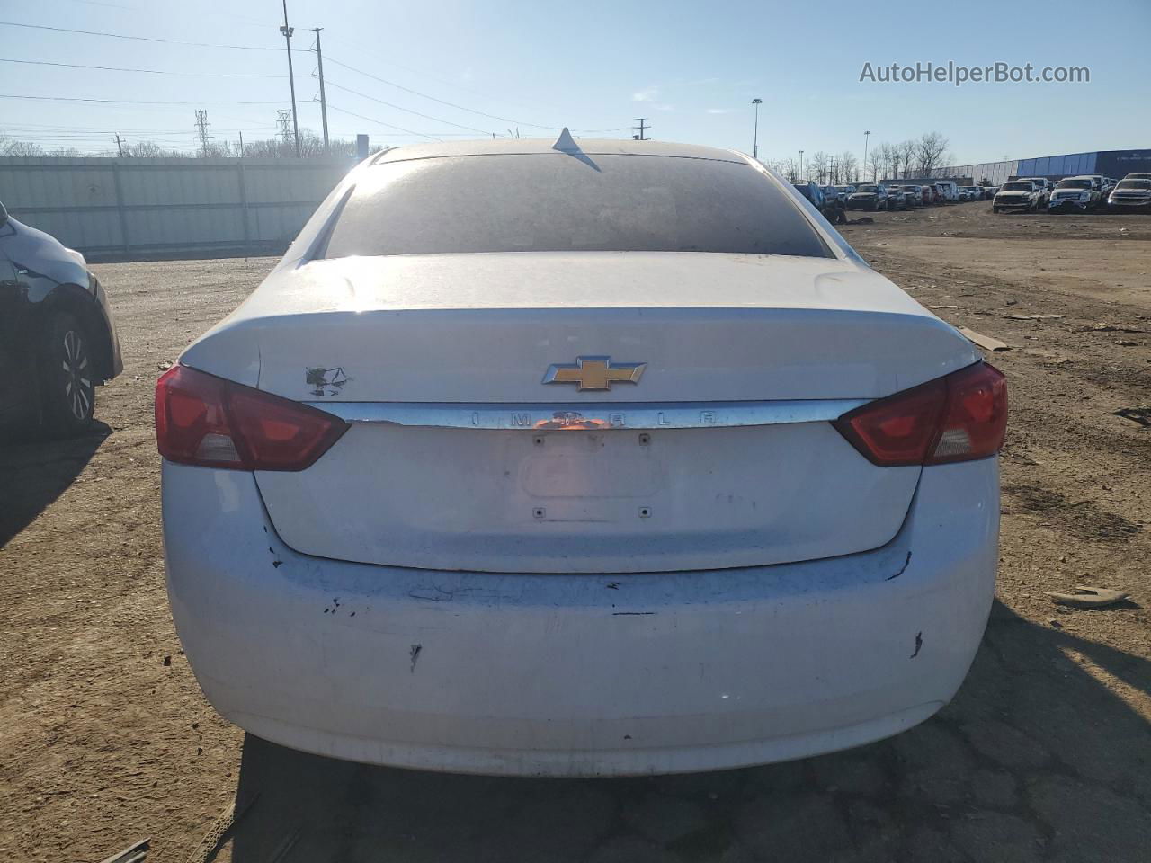 2014 Chevrolet Impala Lt White vin: 2G1125S31E9271853