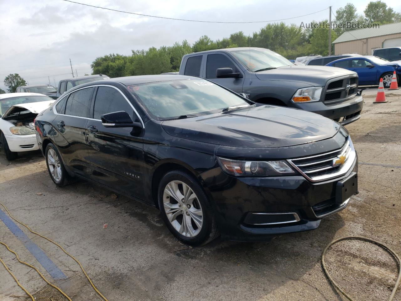 2014 Chevrolet Impala Lt Black vin: 2G1125S31E9301790