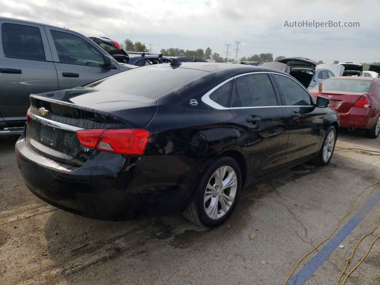 2014 Chevrolet Impala Lt Black vin: 2G1125S31E9301790