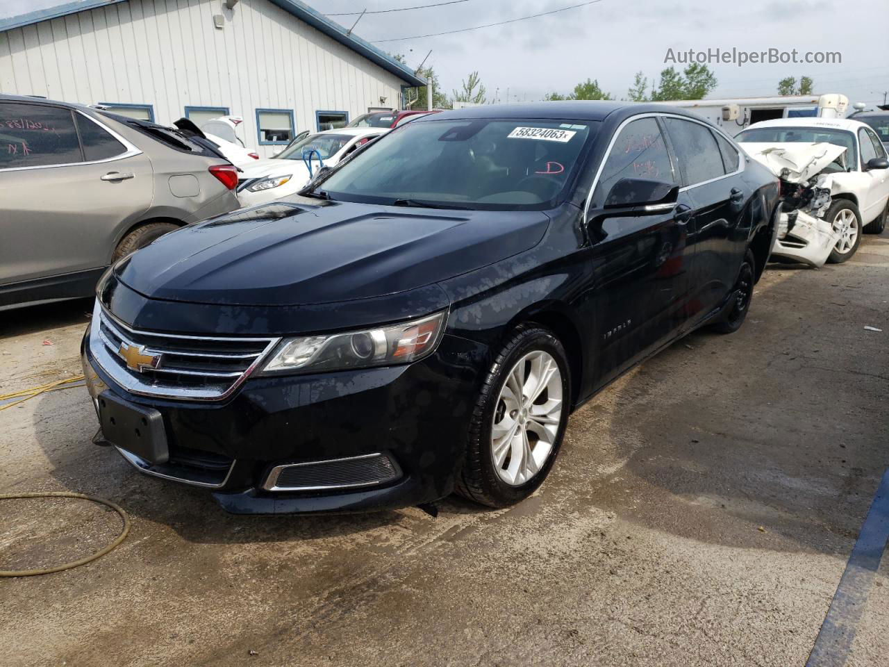 2014 Chevrolet Impala Lt Black vin: 2G1125S31E9301790