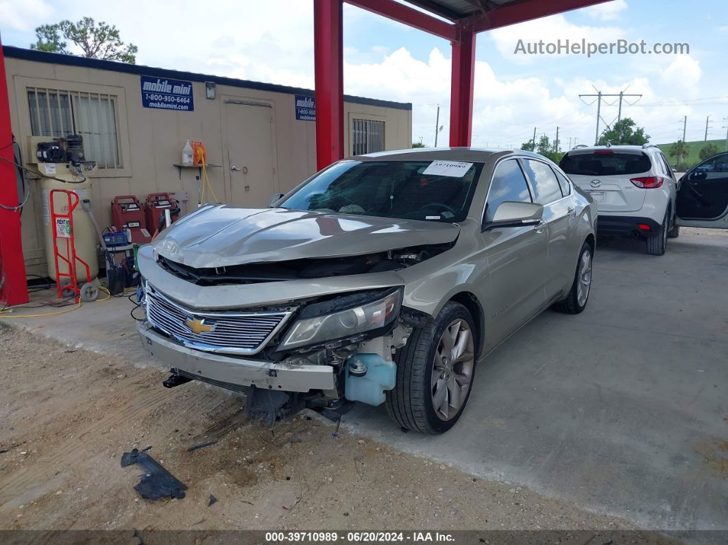 2014 Chevrolet Impala Lt Gold vin: 2G1125S32E9132282