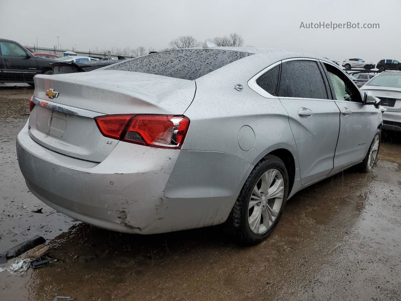 2014 Chevrolet Impala Lt Silver vin: 2G1125S32E9193650