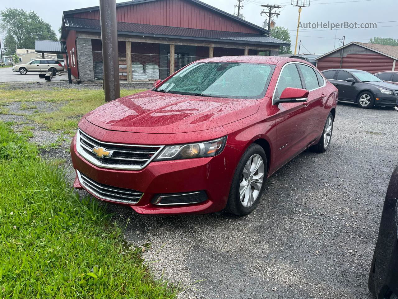 2014 Chevrolet Impala Lt Burgundy vin: 2G1125S32E9283686