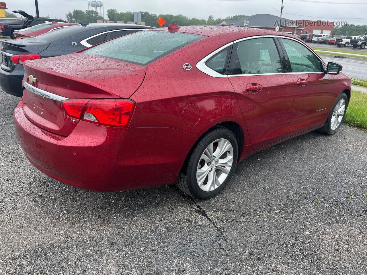 2014 Chevrolet Impala Lt Burgundy vin: 2G1125S32E9283686