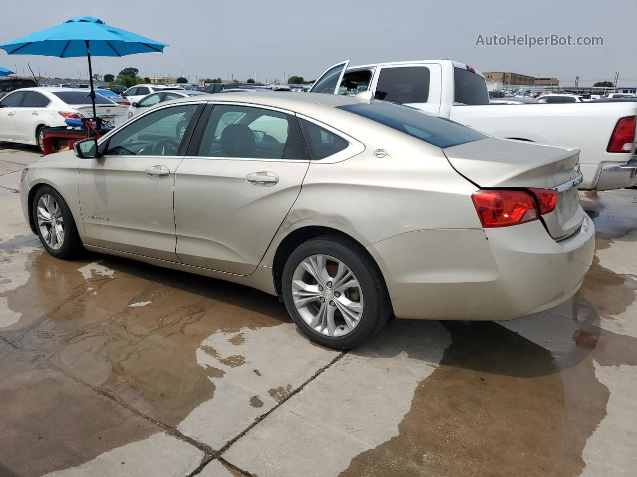 2014 Chevrolet Impala Lt Tan vin: 2G1125S33E9102093