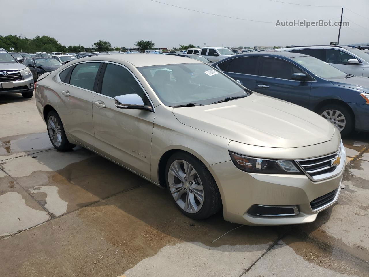 2014 Chevrolet Impala Lt Tan vin: 2G1125S33E9102093